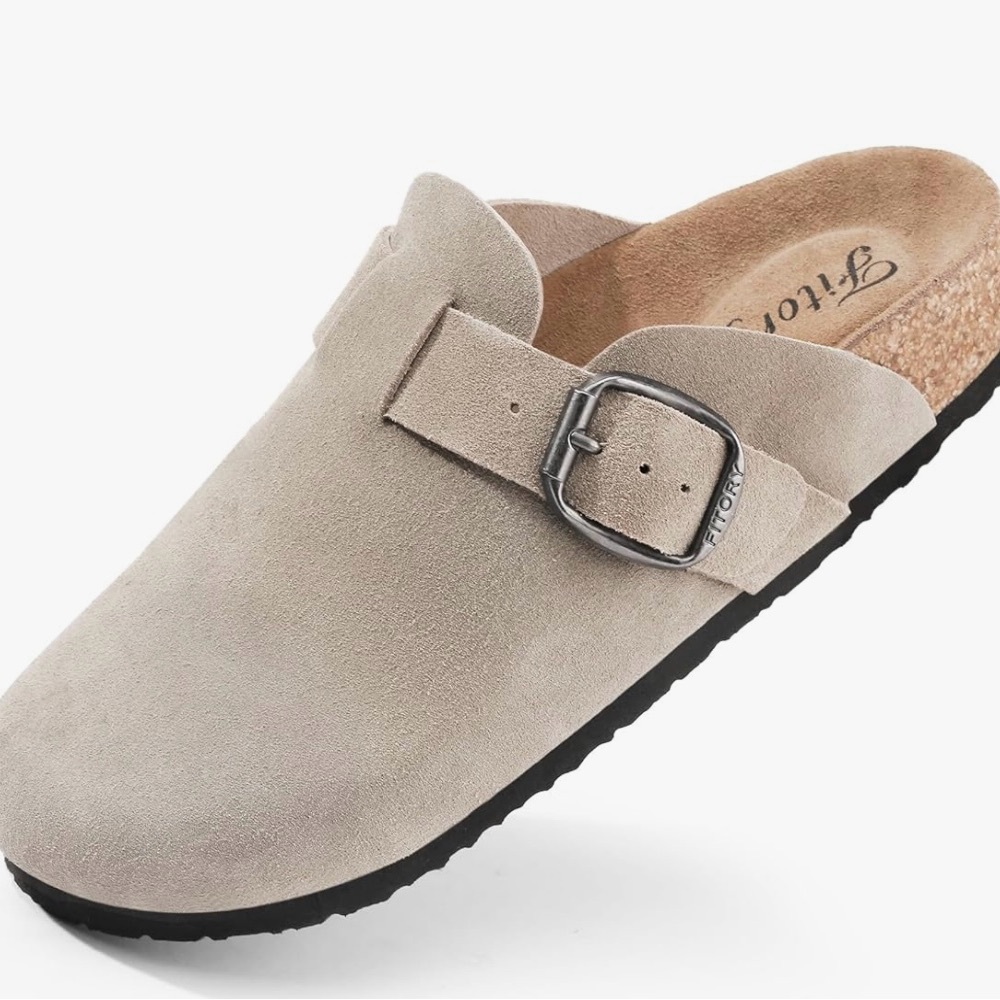 Women's Suede Slip-On Clogs